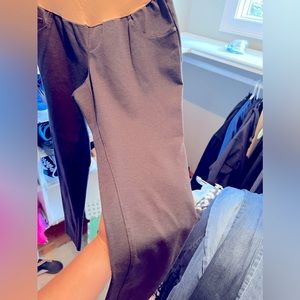 Maternity workplace dress leggings grey